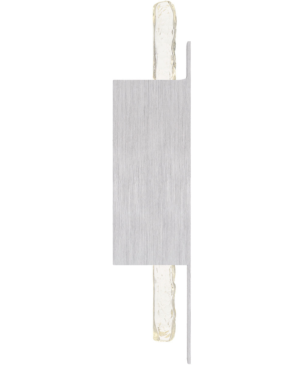 Miranda Medium Outdoor Wall Light Brushed Aluminum