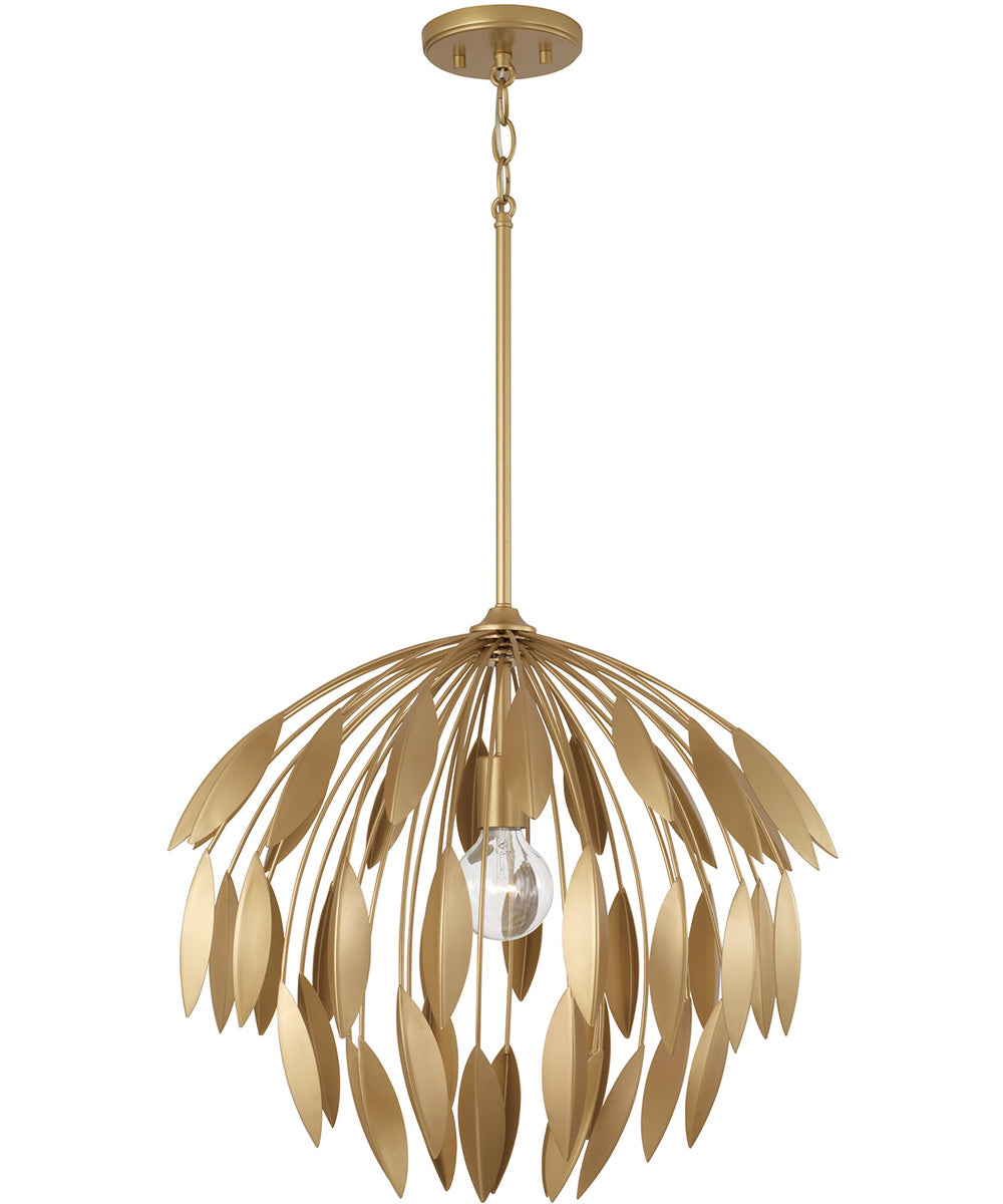Margeaux 1-Light Pendant Buffed Gold