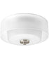 Invite 2-Light 12" Flush Mount Brushed Nickel