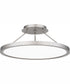 Outskirts Large Semi Flush Mount Brushed Nickel