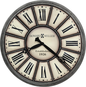 34"H Company Time II Wall Clock Off White