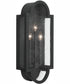 Monroe 3-Light Wall Mount Rain or Shine Black
