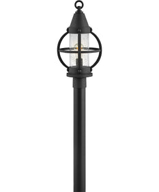 Chatham Coastal Elements  1-Light Large Outdoor Post Top or Pier Mount Lantern in Museum Black