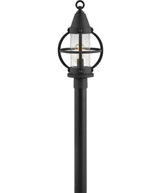 Chatham 1-Light Large Outdoor Post Top or Pier Mount Lantern in Museum Black