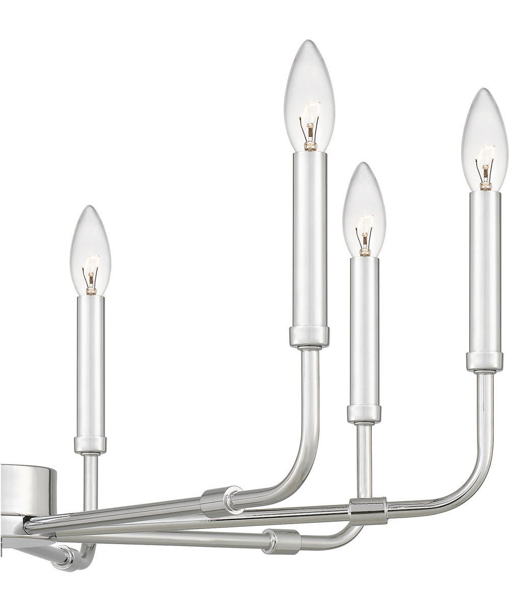 Abner 8-light Chandelier Polished Chrome