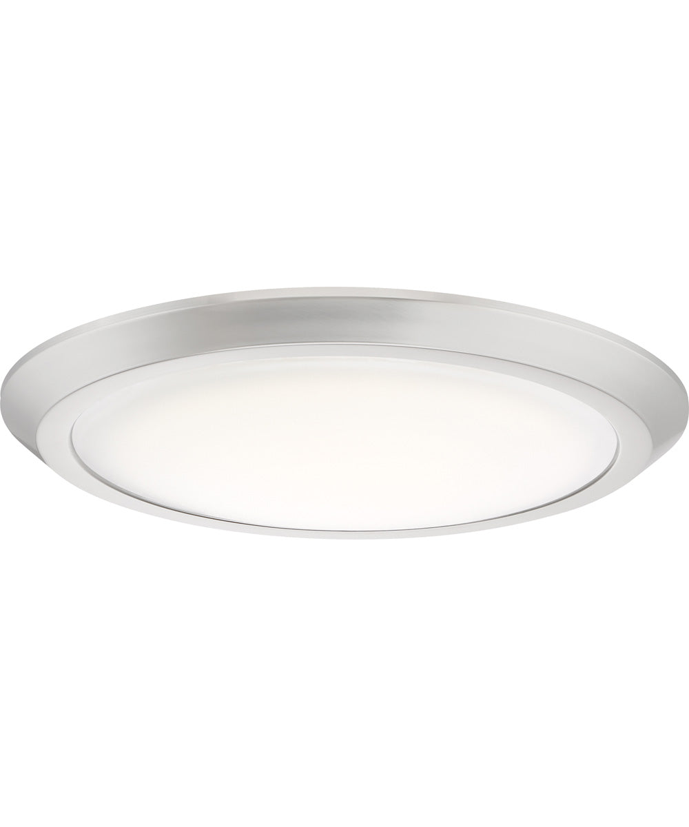 Verge  Flush Mount Brushed Nickel