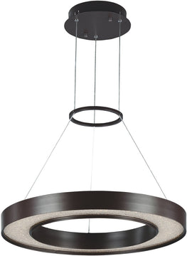 24"W Splendor LED Pendant Bronze