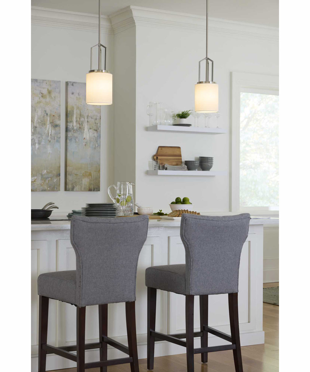 Goodwin 1-Light Modern Farmhouse Pendant Brushed Nickel
