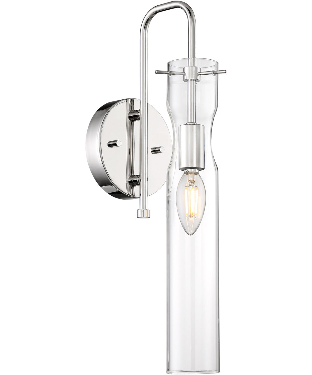 5"W Spyglass 1-Light Vanity & Wall Polished Nickel