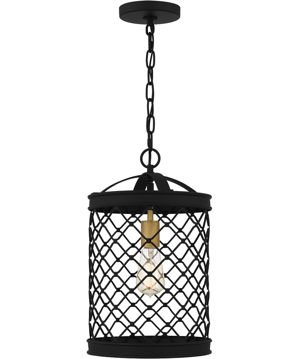 Calais Small 1-light Mini Pendant Earth Black