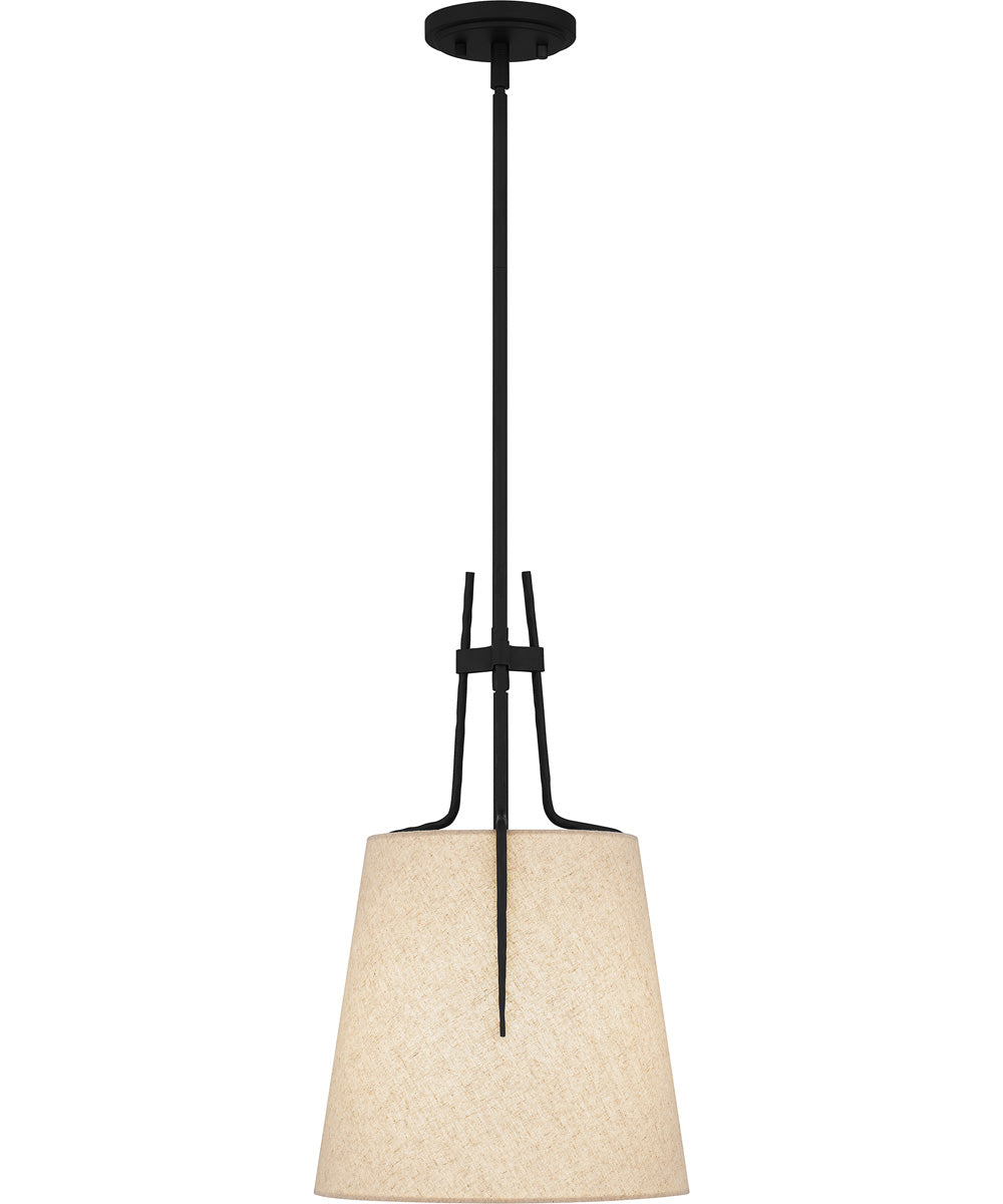 Leona Small 1-light Mini Pendant Matte Black