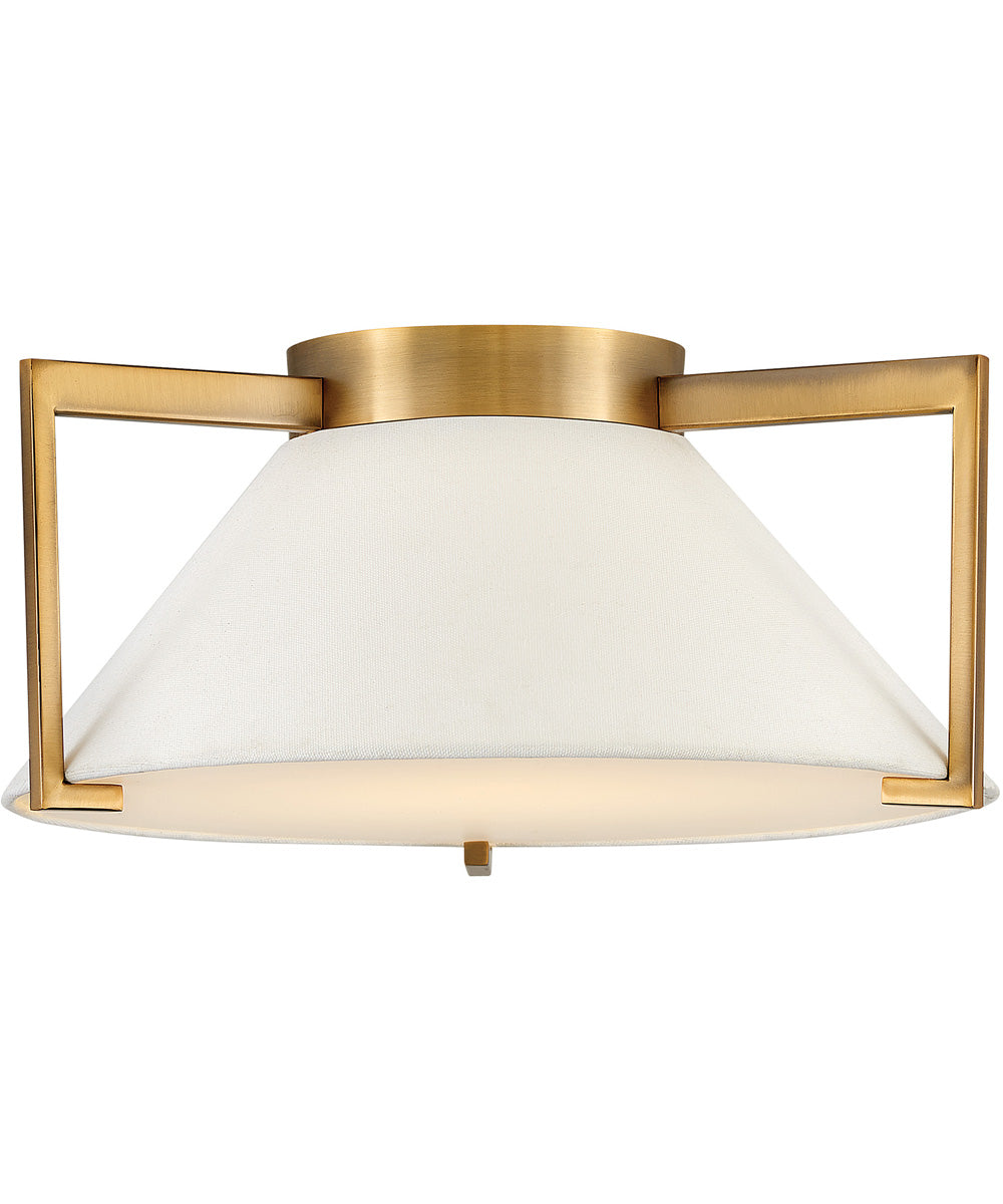 Calla LED-Light Medium Flush Mount in Brushed Bronze