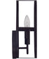 Mindful 2-Light Wall Sconce Flat Black