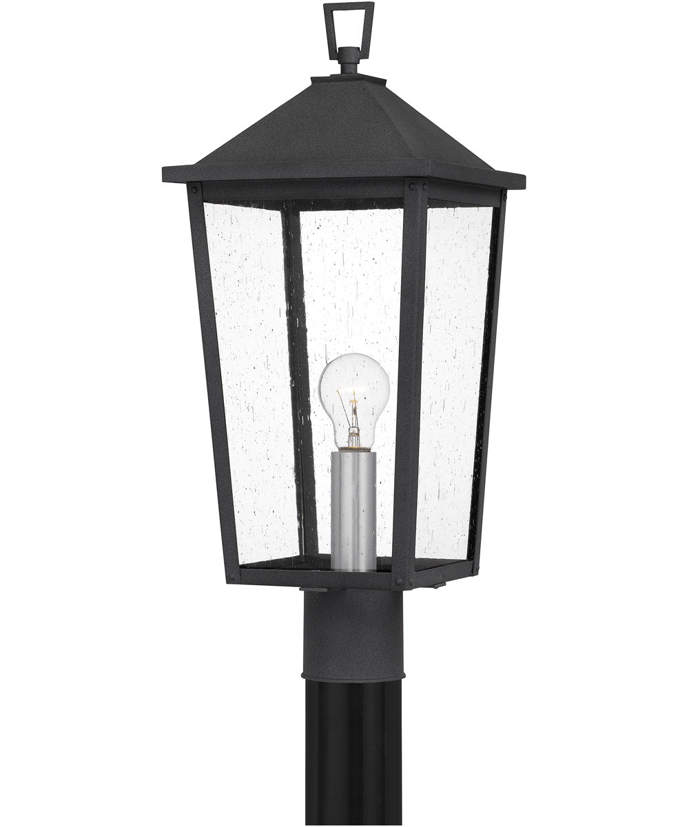 Stoneleigh Large 1-light Outdoor Post Light  Coastal Armour Aluminum Mottled Black
