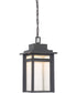 Beacon Large Outdoor Pendant Light Stone Black