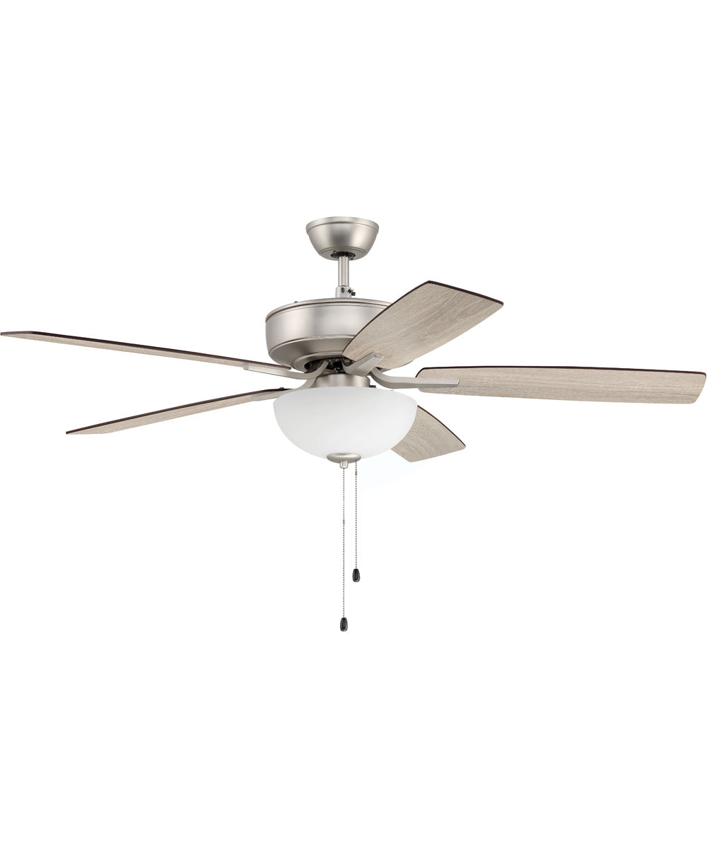52" Pro Plus 211 2-Light Ceiling Fan (Blades Included) Brushed Satin Nickel