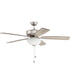 52" Pro Plus 211 2-Light Ceiling Fan (Blades Included) Brushed Satin Nickel