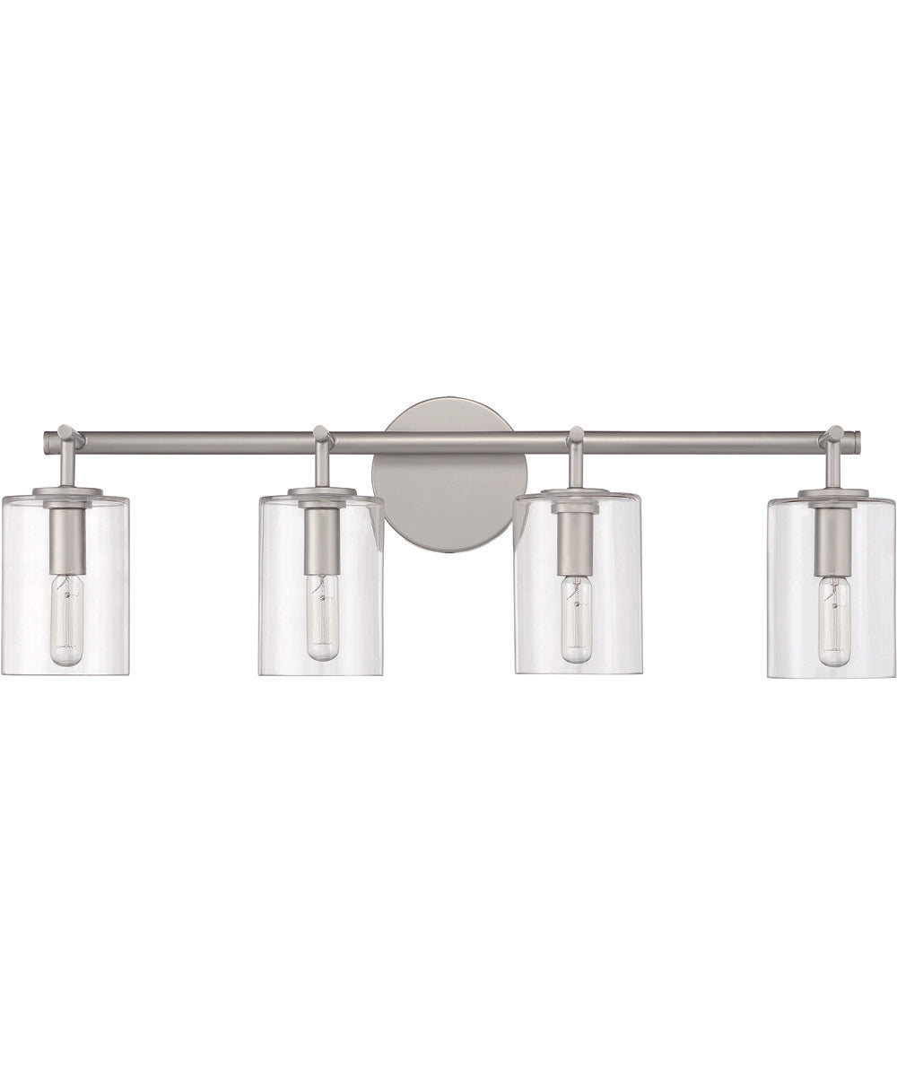 Hailie 4-Light Vanity Satin Nickel