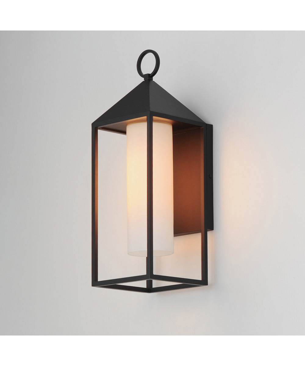 Aldous 1-Light Large Outdoor Sconce Black