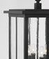 Barrett 4-Light Outdoor Hanging-Lantern Rain or Shine - Black