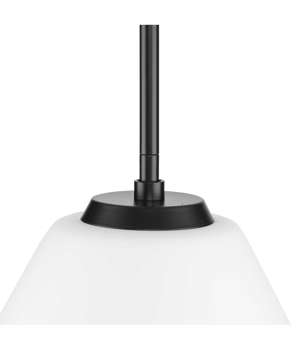 Copeland 1-Light Mid-Century Modern Pendant Matte Black