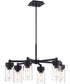 Bennet 6-Light Outdoor Chandelier Midnight