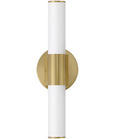 Tubo 18 inch LED Bath Vanity Natural Aged Brass
