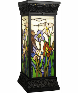 Iris Column Tiffany Accent Lamp