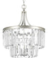 Glimmer 3-Light 19" Semi-Flush Convertible Silver Ridge