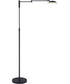Meran Turbo LED Floor Lamp Museum Black