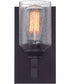 Chicago 1-Light Wall Sconce Flat Black