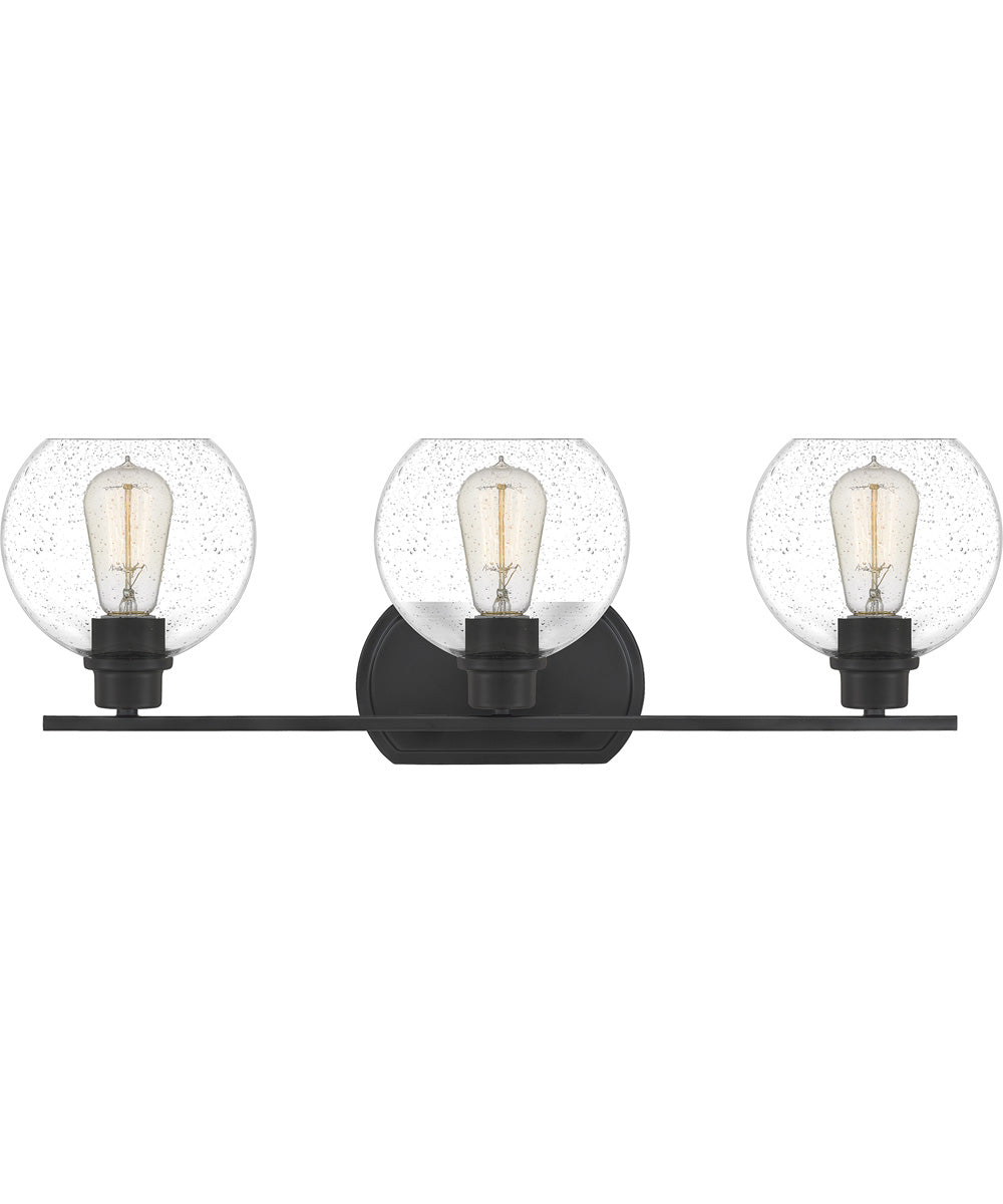 Pruitt Large 3-light Bath Light Matte Black
