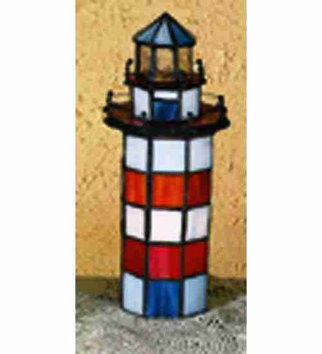 10"H Hilton Head Light House Accent Lamp