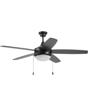 52" Phaze Energy Star 5 Blade 2-Light LED Ceiling Fan (Blades Included) Flat Black