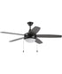 52" Phaze Energy Star 5 Blade 2-Light LED Ceiling Fan (Blades Included) Flat Black