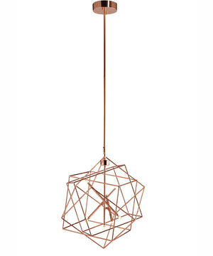 Stacia 7-Light Led Pendant Copper Finished