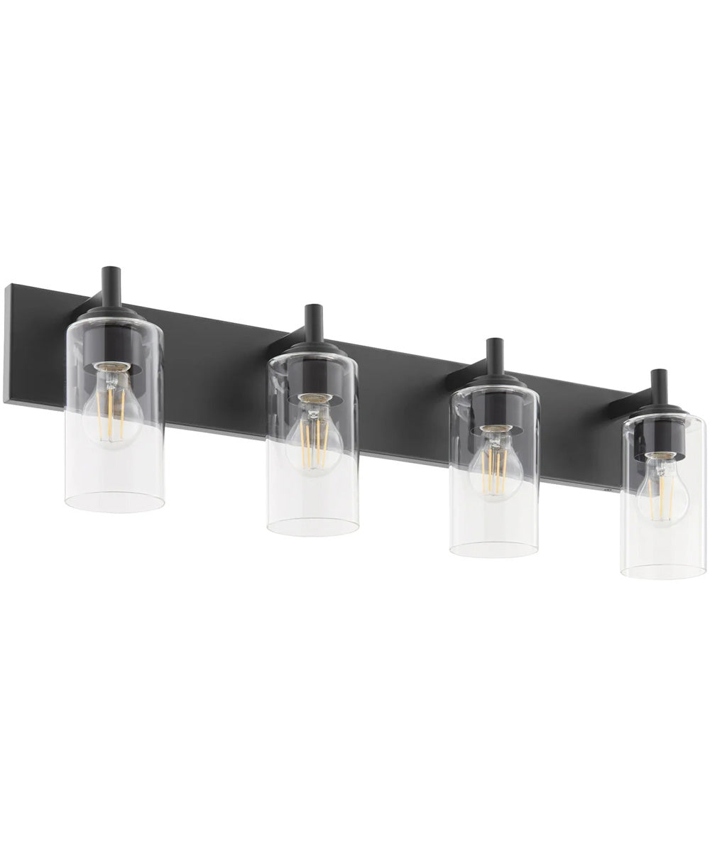 Fallstaff 4-light Bath Vanity Light Matte Black
