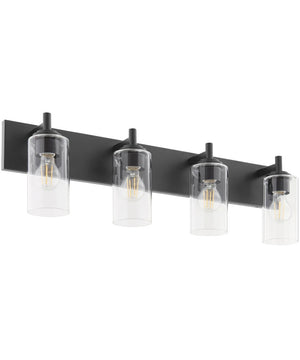 Fallstaff 4-light Bath Vanity Light Matte Black