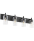 Fallstaff 4-light Bath Vanity Light Matte Black