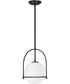 Somerset 1-Light Medium Pendant in Black