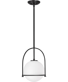 Somerset 1-Light Medium Pendant in Black