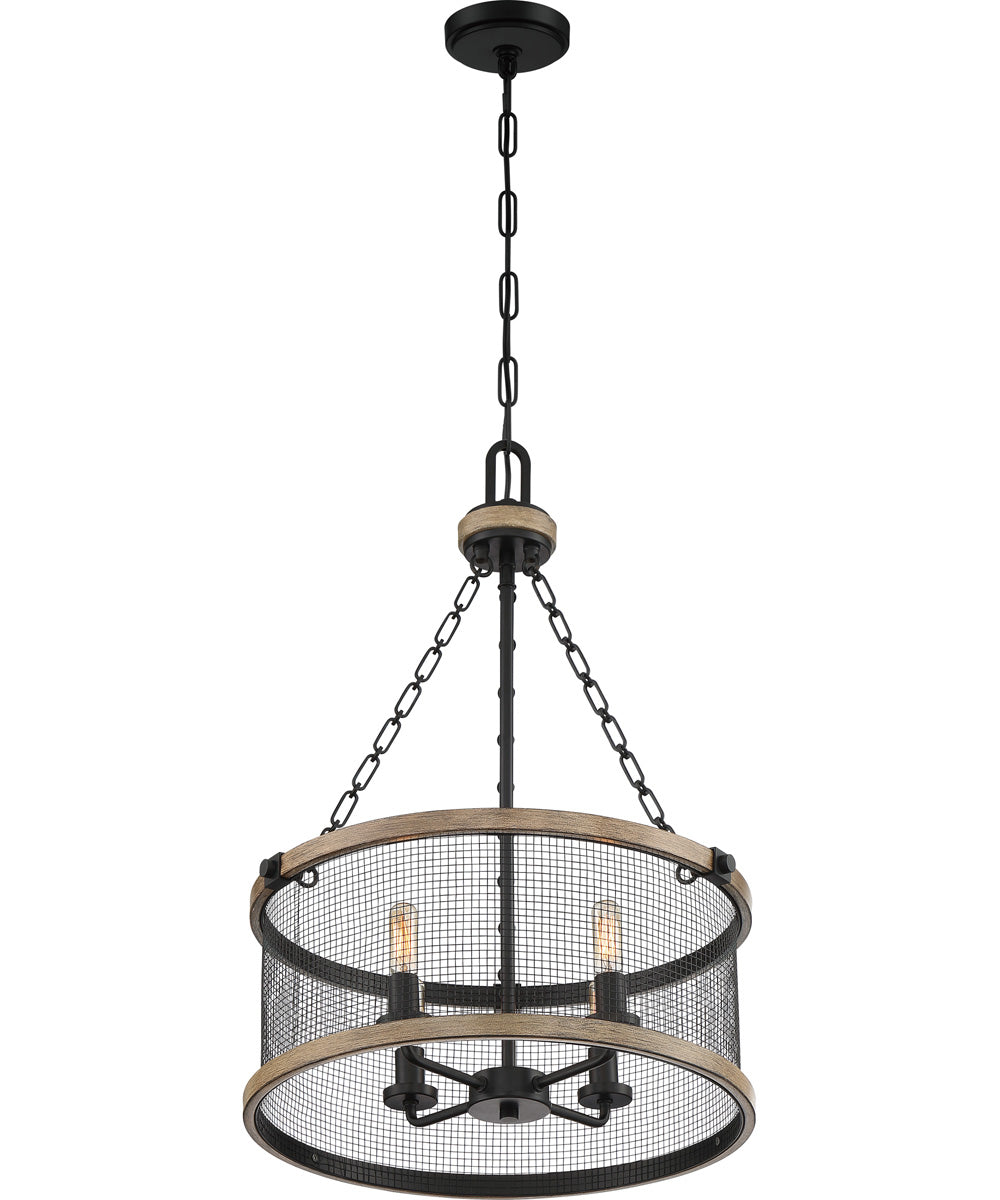 McCrady 4-light Pendant Matte Black