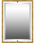 Quoizel Reflections Large Mirror Weathered Brass