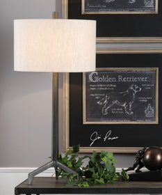 34"H Ivor Cast Iron Lamp