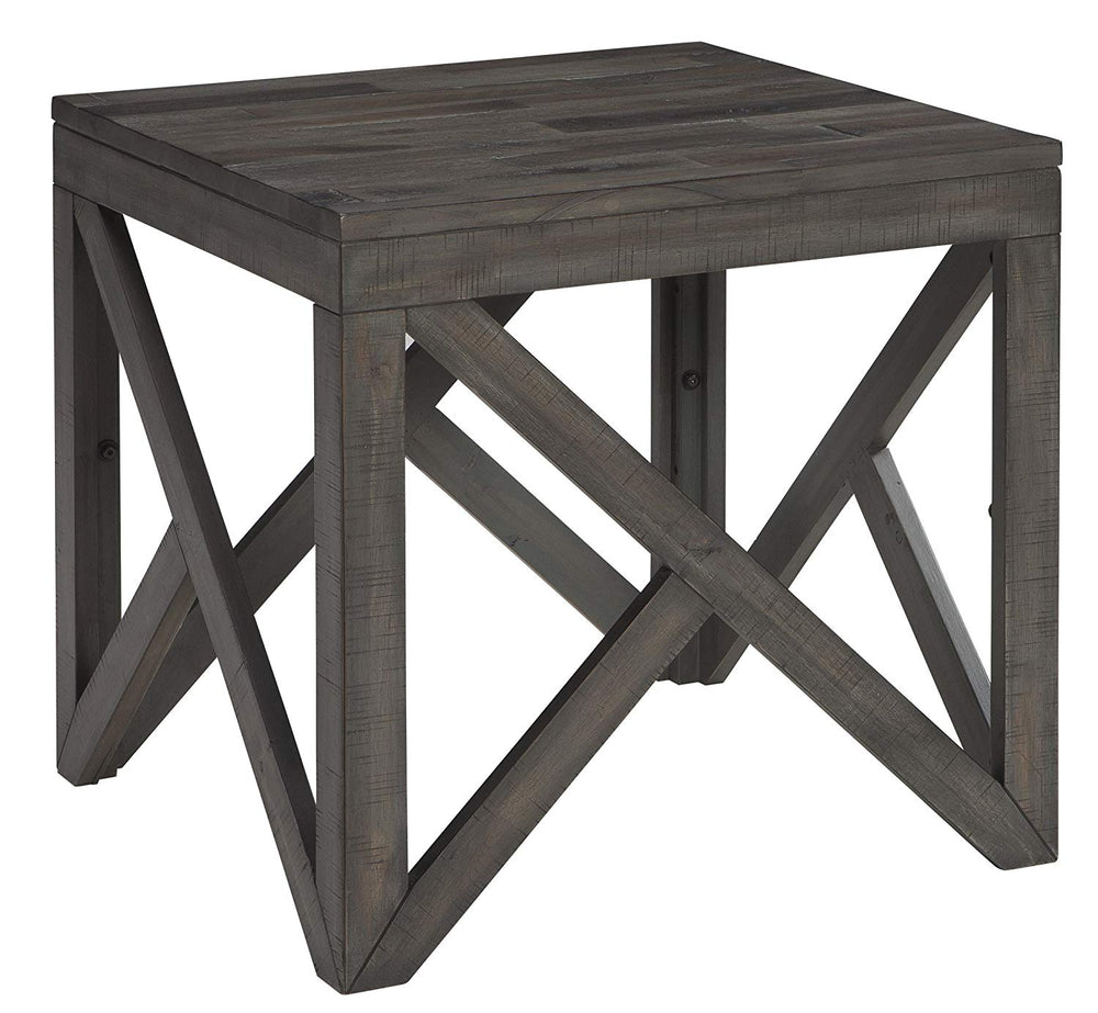 OPEN BOX Haroflyn Square End Table Gray