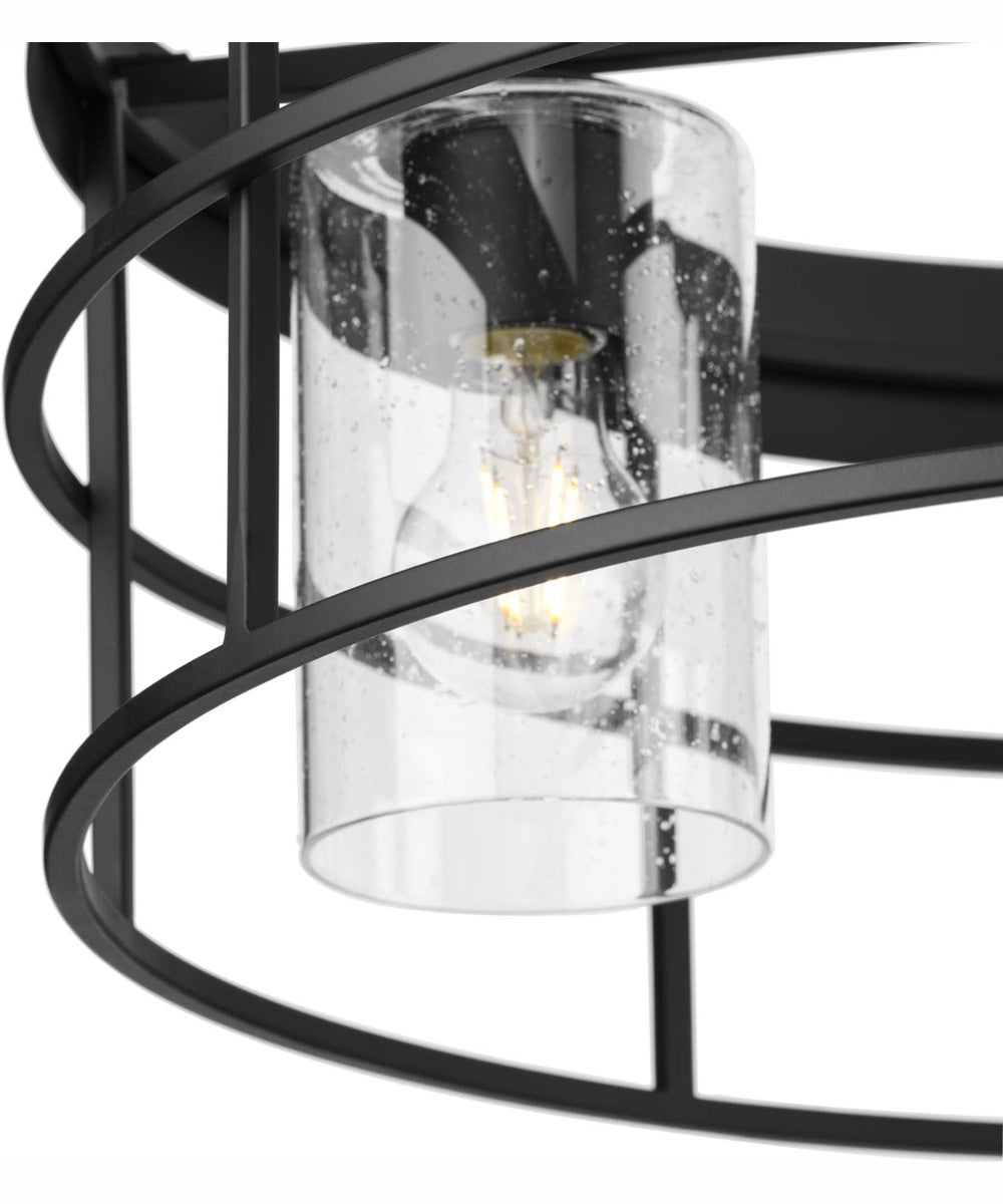 Burgess 4-Light Modern Farmhouse Chandelier Matte Black