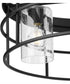 Burgess 4-Light Modern Farmhouse Chandelier Matte Black