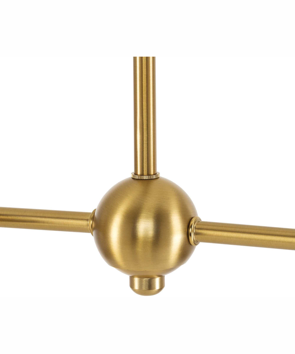 Atwell 4-Light Mid-Century Modern Island Light Brushed Bronze