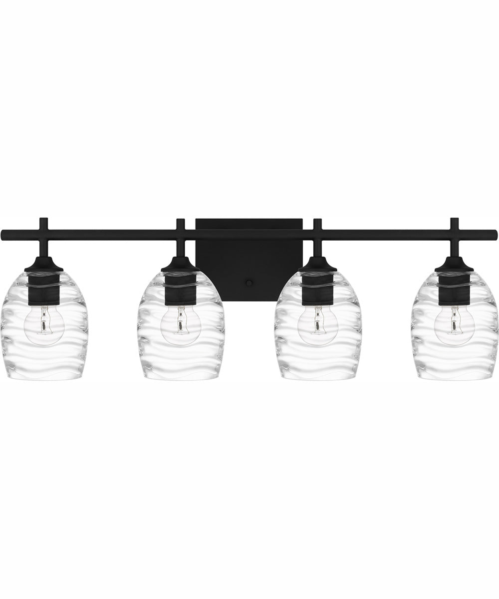 Lucy Extra Large 4-light Bath Light Matte Black