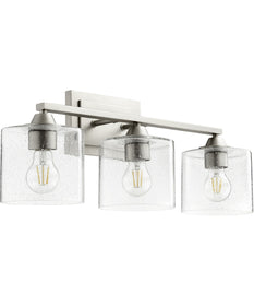 24"W Dakota 3-light Bath Vanity Light Satin Nickel